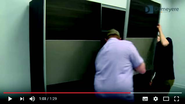 Einbau von Schiebetüren