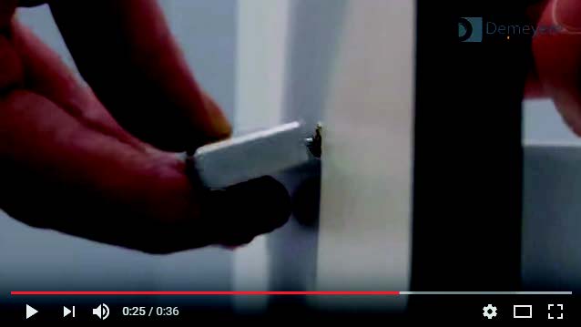 Installing wood screw handles