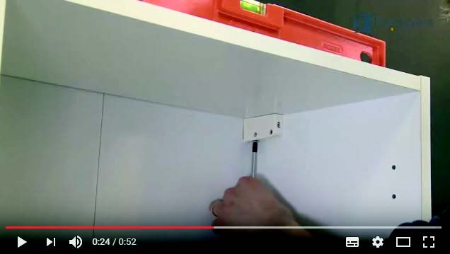 Setting up hanging boxes