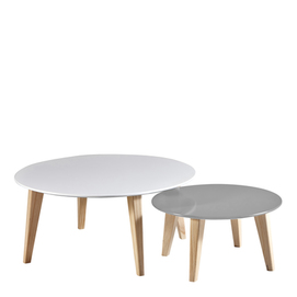 'ROUND' SET 2 TABLES BASSES