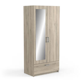 SCHRANK 2-TUERIG 1-SPIEGEL